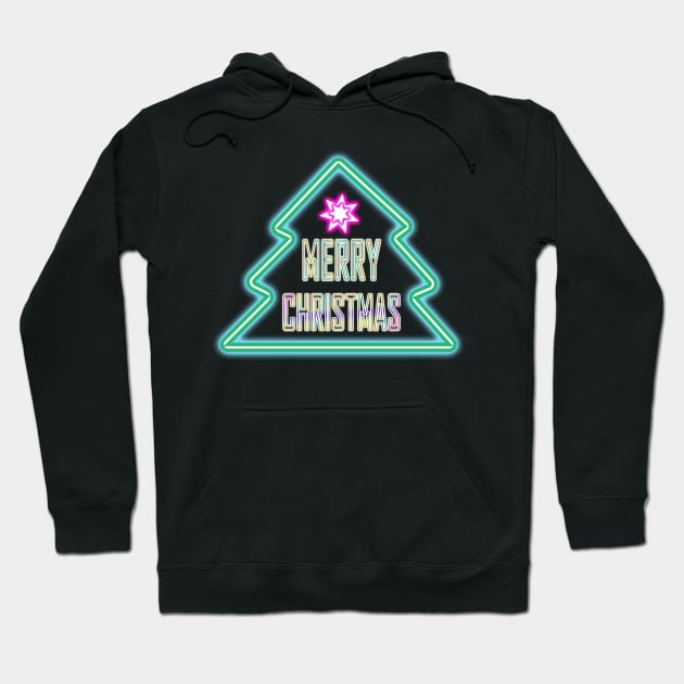 MERRY CHRISTMAS Hoodie by Canvas Creations